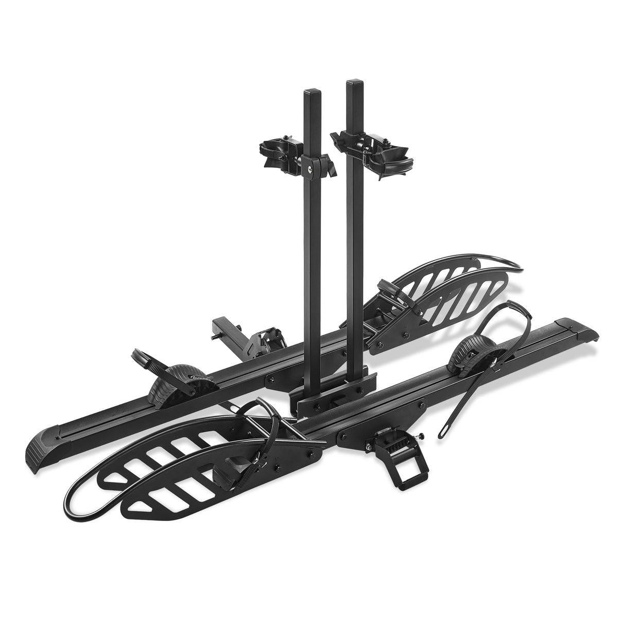 2-Bike Hitch E-Bike Rack, Easy Fold and Tilt