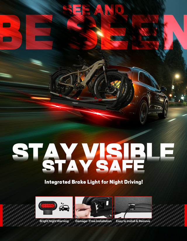 Bike Rack Brake Light  Kit (4186 Tire-Hold Rack)