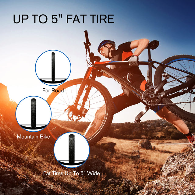 Up to 5" Fat Tire