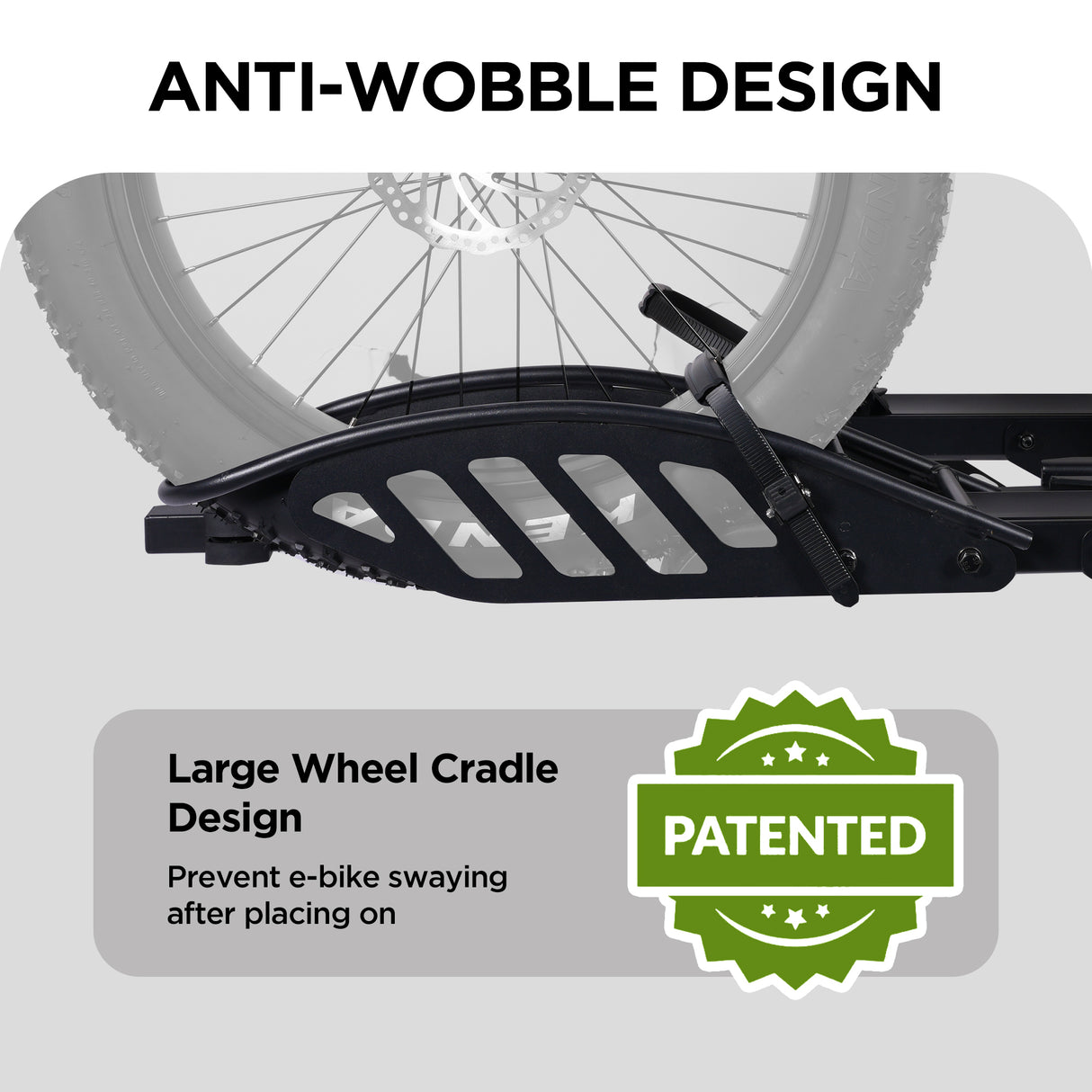 2-Bike Hitch E-Bike Rack with Ramp, Easy Fold and Tilt, Heavy Duty