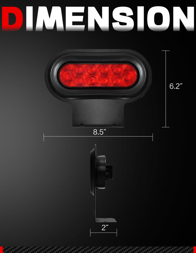 Bike Rack Brake Light  Kit (4186 Tire-Hold Rack)