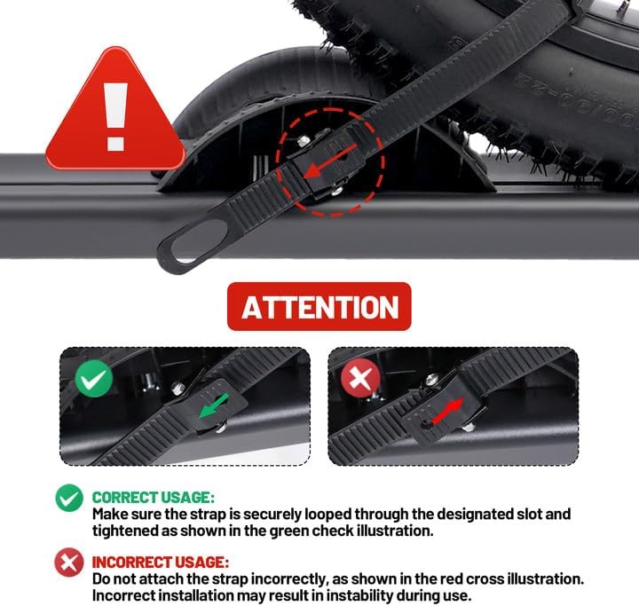 2-Bike Hitch E-Bike Rack with Ramp, Easy Fold and Tilt, Heavy Duty