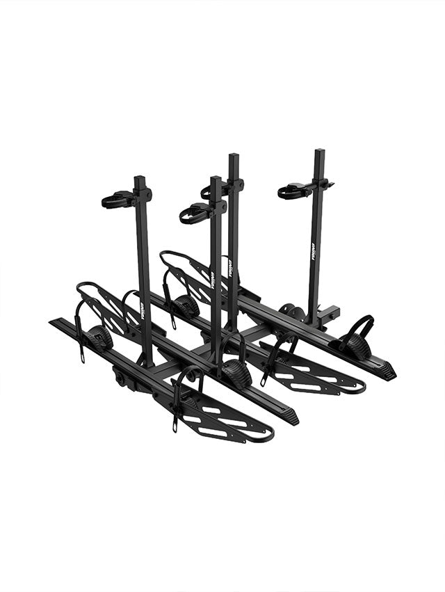 2+2 Add-On Hitch E-bike Rack, Expandable 4-Bike Carrier, 250 LBS Capacity
