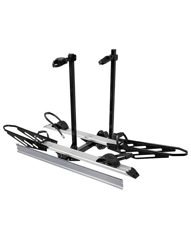 2-Bike Hitch E-Bike Rack with Ramp, Foldable