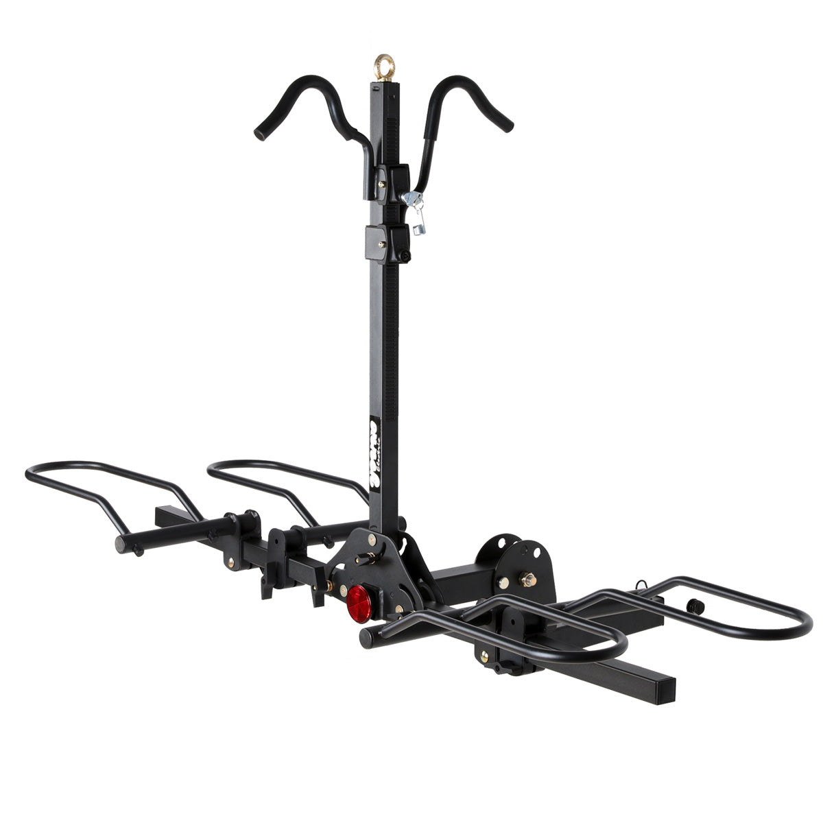 2-Bike Hitch Rack with Bike Lock, Foldable