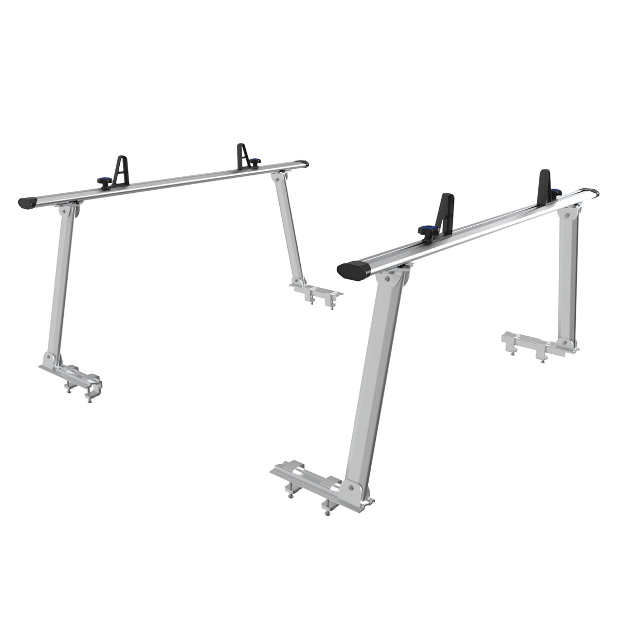 Alumnium Rack 800 LBS Universal Aluminum Truck Rack, Heavy Duty Ladder Rack for Truc ...