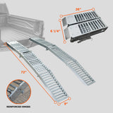 HEAVY-DUTY TRI-FOLD STEEL RAMPS FOR ATVS AND BIKES, 1000 LOAD CAPACITY