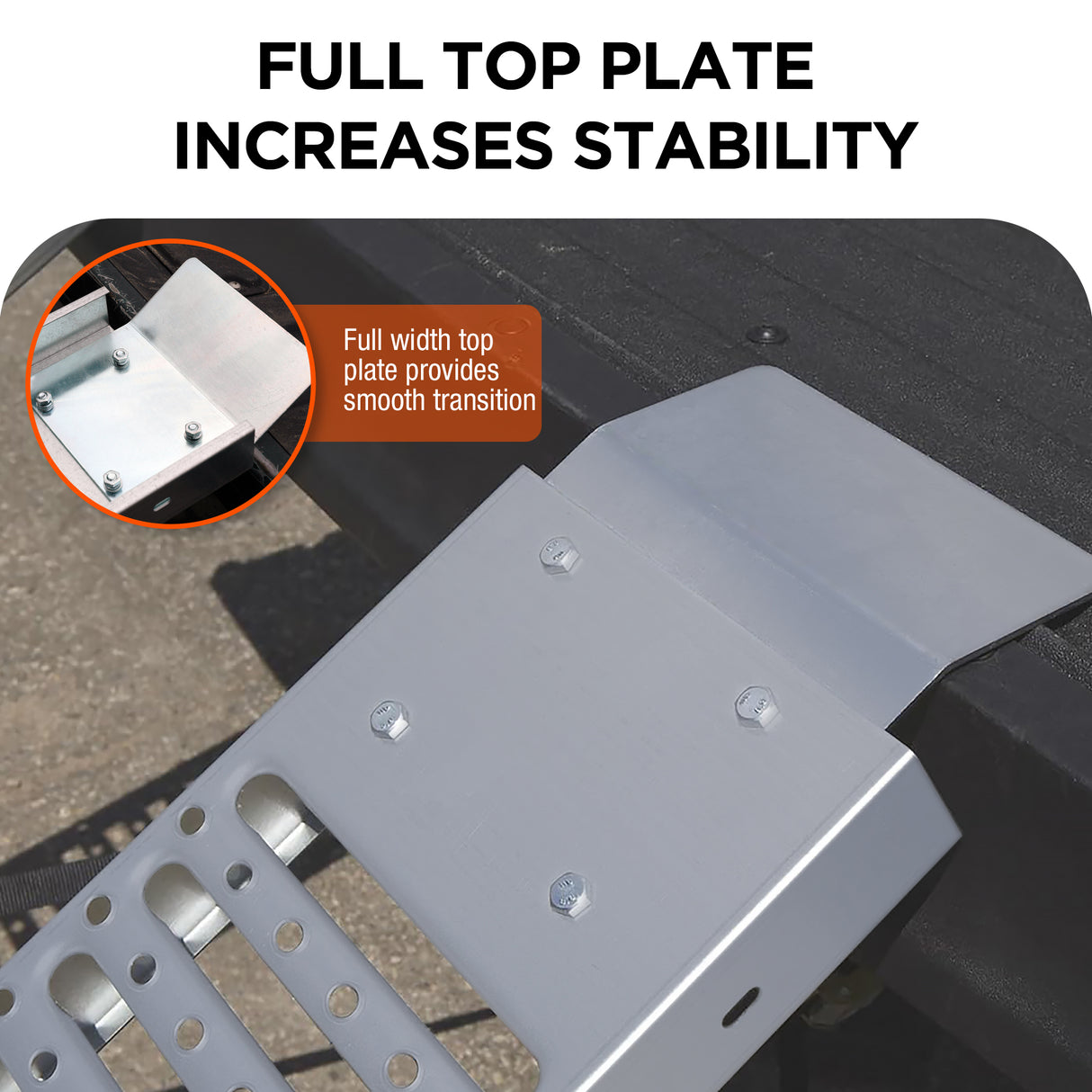 HEAVY-DUTY TRI-FOLD STEEL RAMPS FOR ATVS AND BIKES, 1000 LOAD CAPACITY