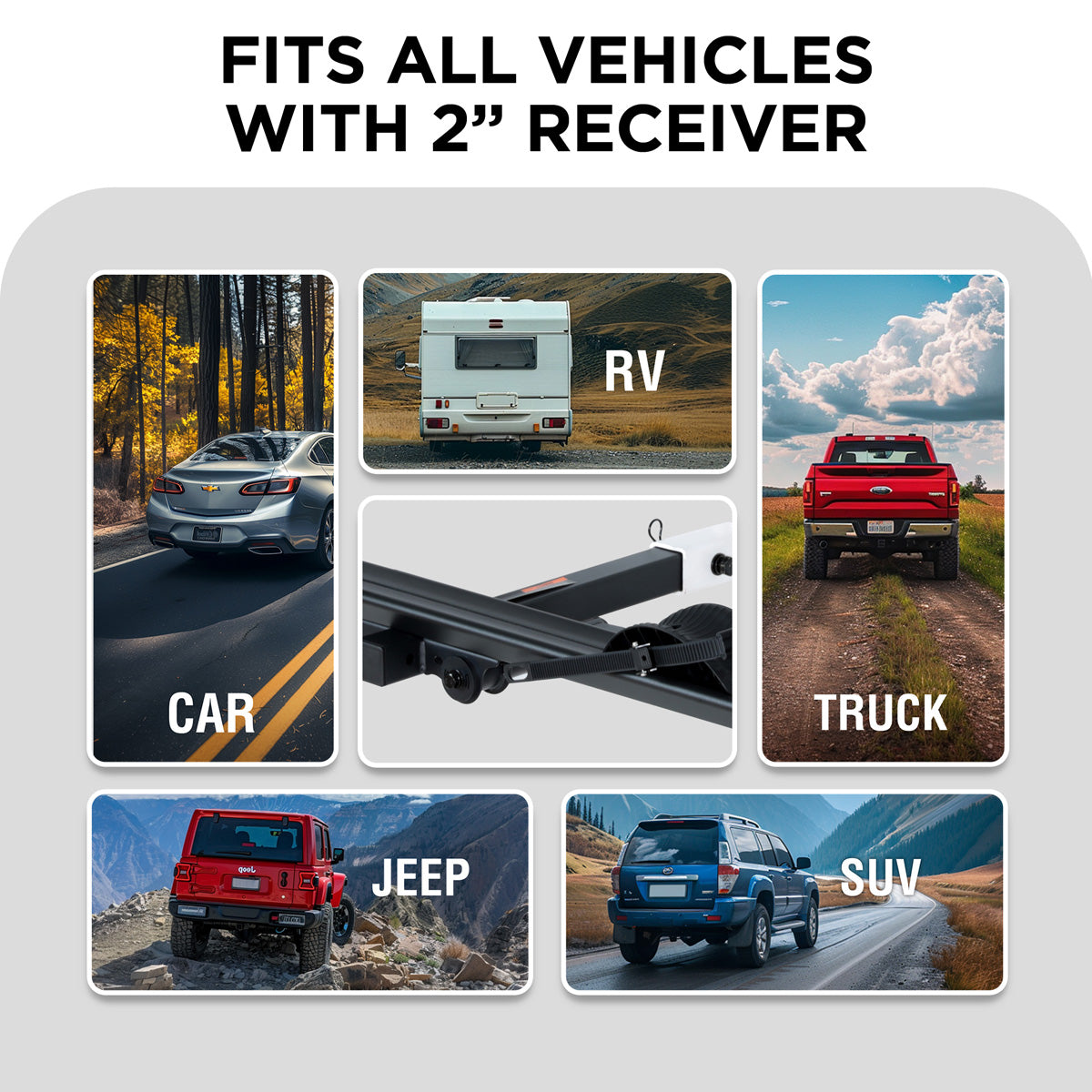 Single Hitch E-Bike Rack, Lite Edition