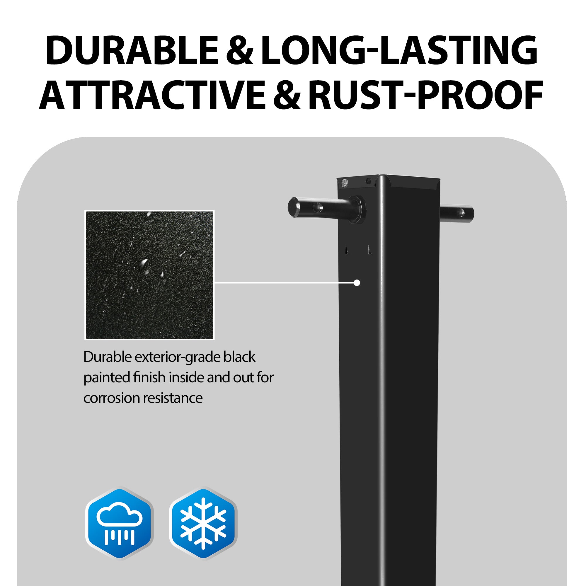 たわし 12000 LB Weld-On Side Pin Square Jack, Sidewind Dropleg