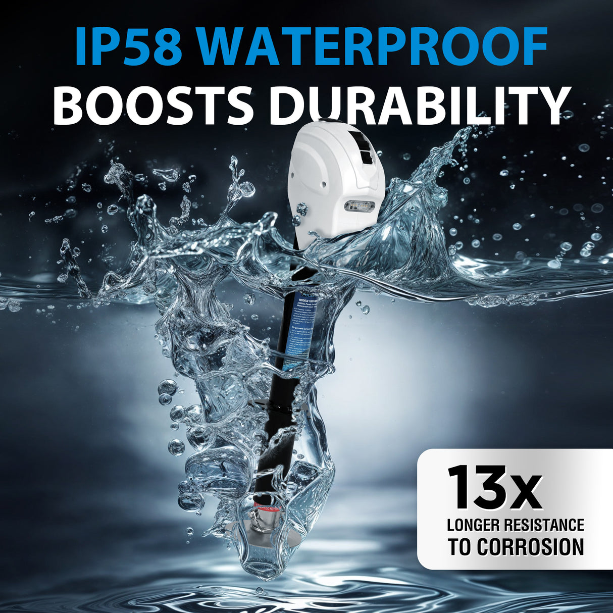 IP58 Waterproof