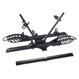 2-Bike Hitch E-Bike Rack with Ramp, Easy Fold and Tilt, Heavy Duty