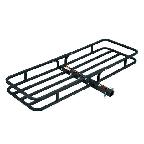 500 LBS Hitch Cargo Carrier, Heavy Duty Steel  Cargo Basket, Fits 2" Receivers,  53.5" x 19.5" x 4", Heat-Resistant, Durable, Easy Assembly