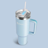 40oz Tumbler with Handle and Straw, Stainless Steel Leakproof Insulated Mug, Quencher