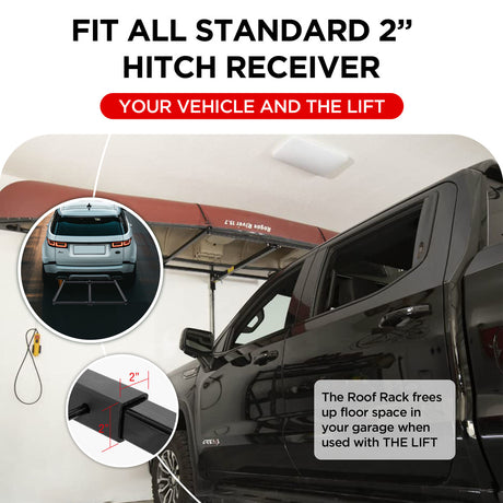 Heavy-Duty Roof Rack Combo for Lifts, 200 lbs Capacity, Easy Assembly