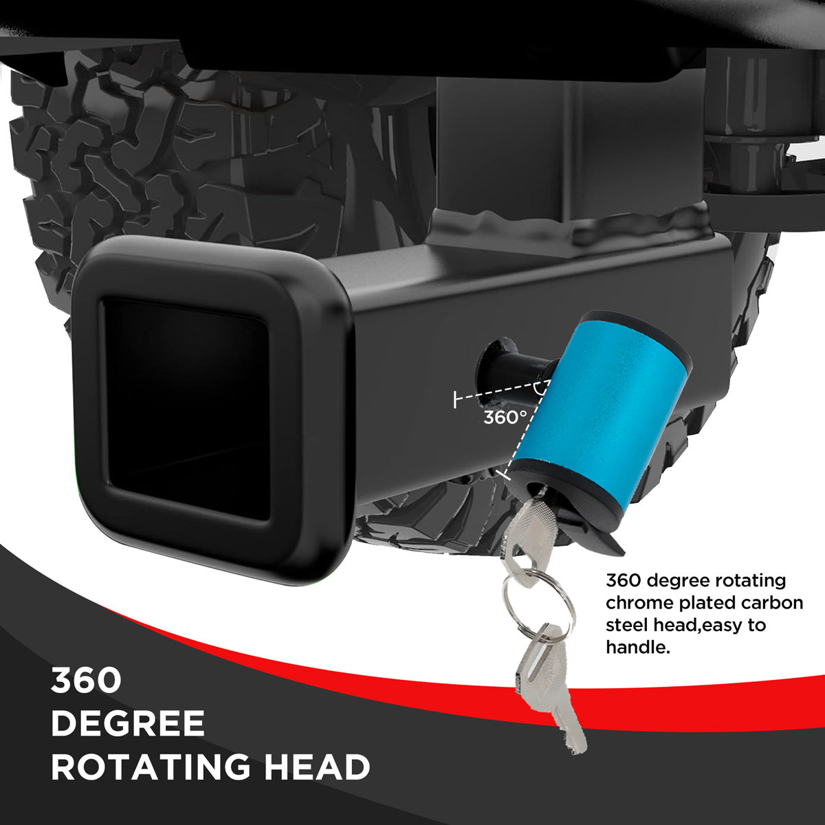 M16 Hitch Locking Pin for Bike Racks