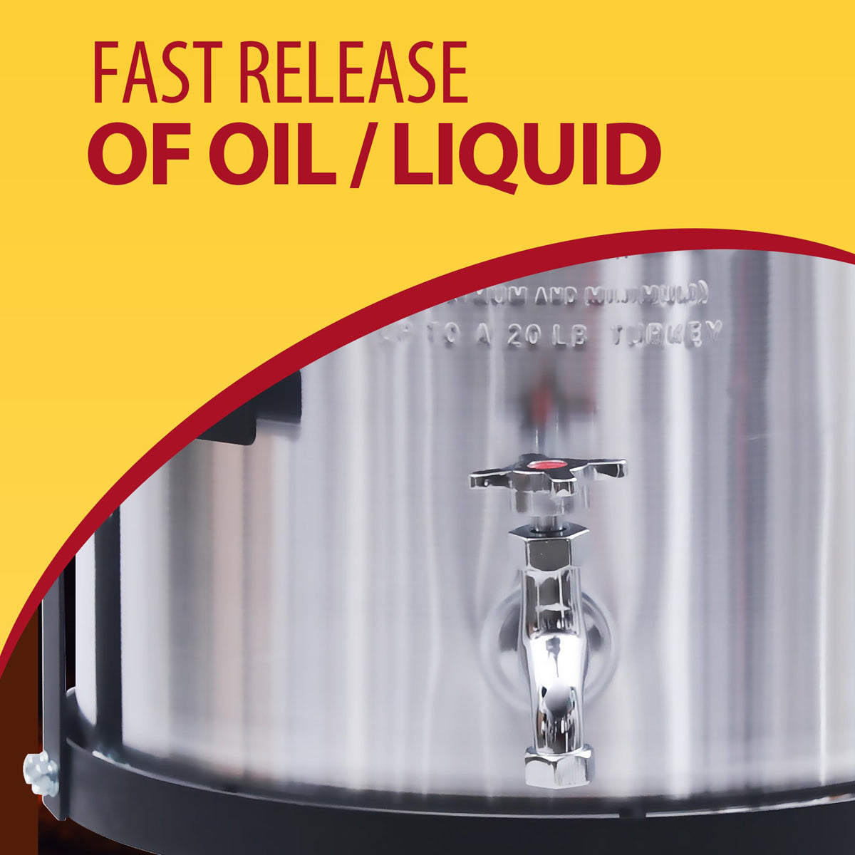 Fast Release Of Oil / Liquid