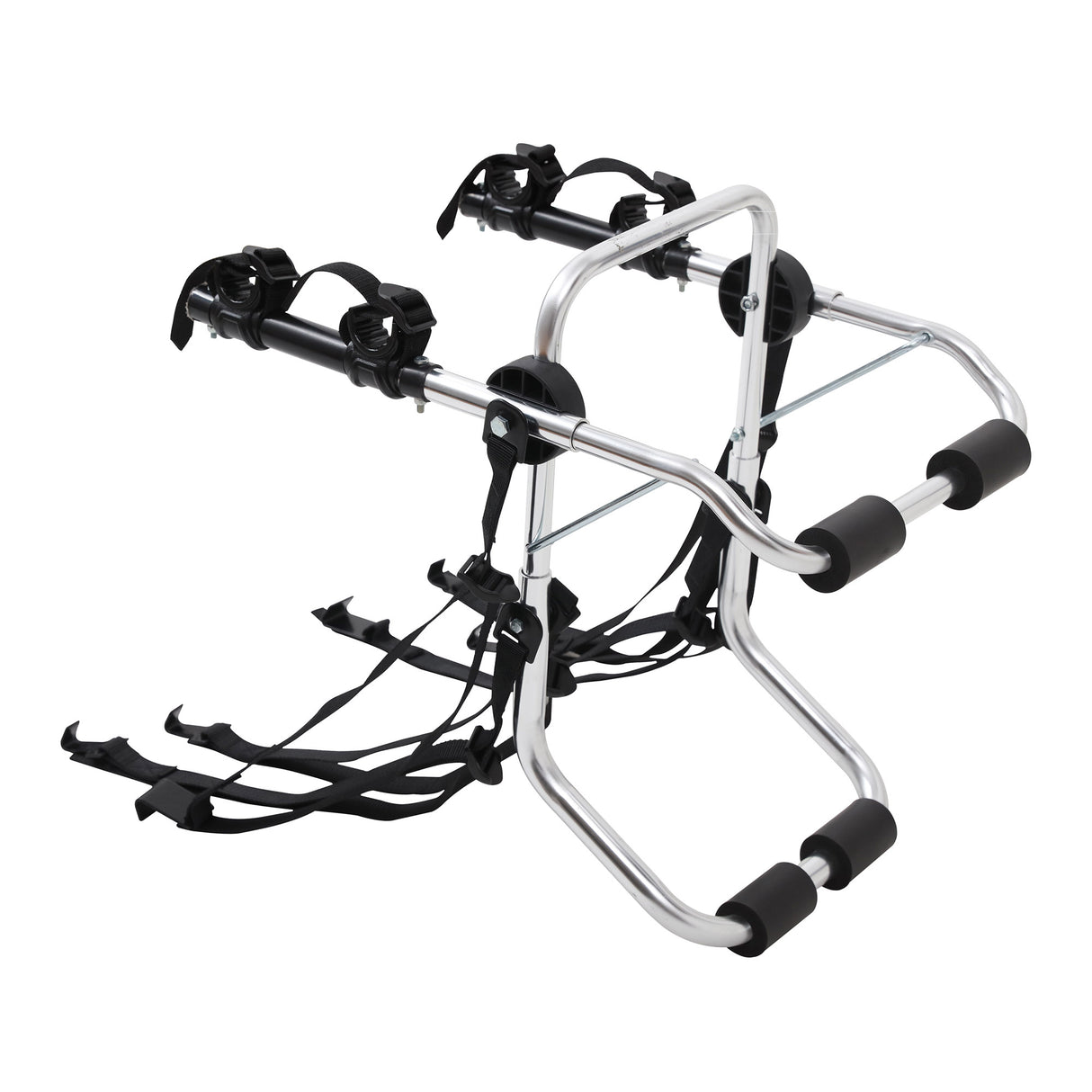 Aluminum 2-Bike Rack Trunk Mount, Hightweight for 2 Bicycles Up to 70 lbs Load