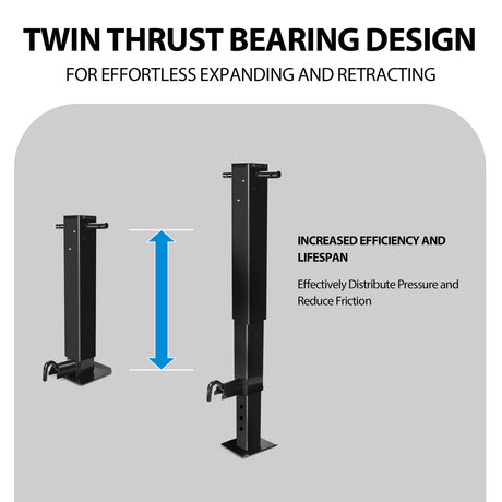 Ultra-Tow Direct Side Wind Weld-On Jack