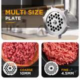 #8 575W Electric Meat Grinder, Red Heavy Duty Meat Mincer, Sausage Stuffer Maker, Easy Maintenance for Home Use