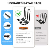 165 LB Steel Kayak and Canoe Roof Rack with Padding