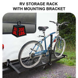 200 LB RV Bumper Rack with Mounting Kits, Cargo Carrier for Bikes and Luggage