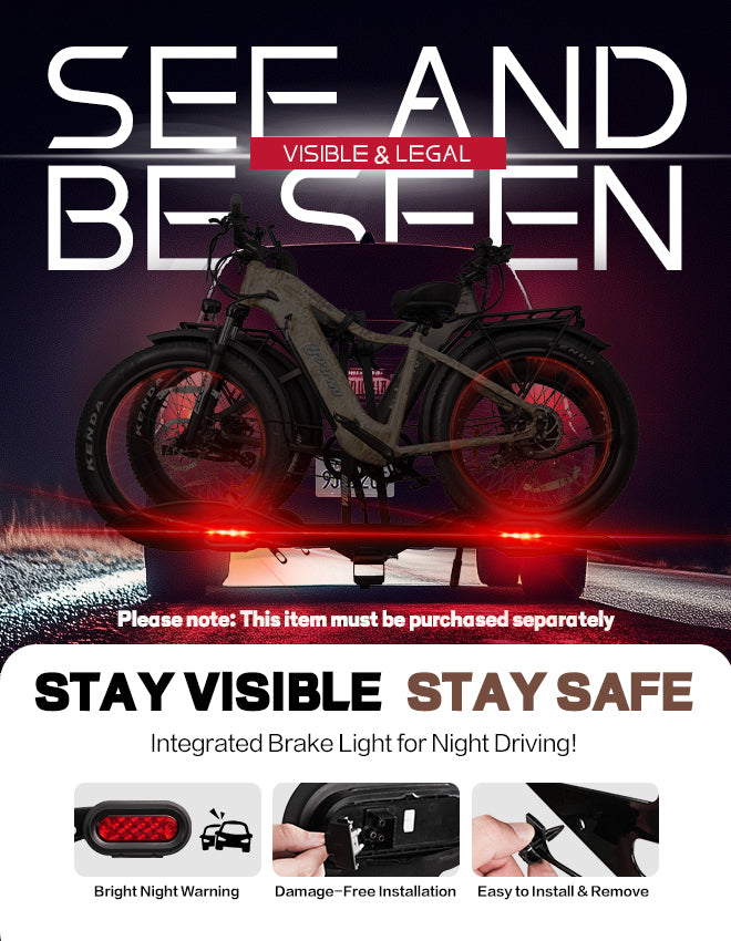 2-Bike Hitch E-Bike Rack, Easy Fold and Tilt, Heavy Duty