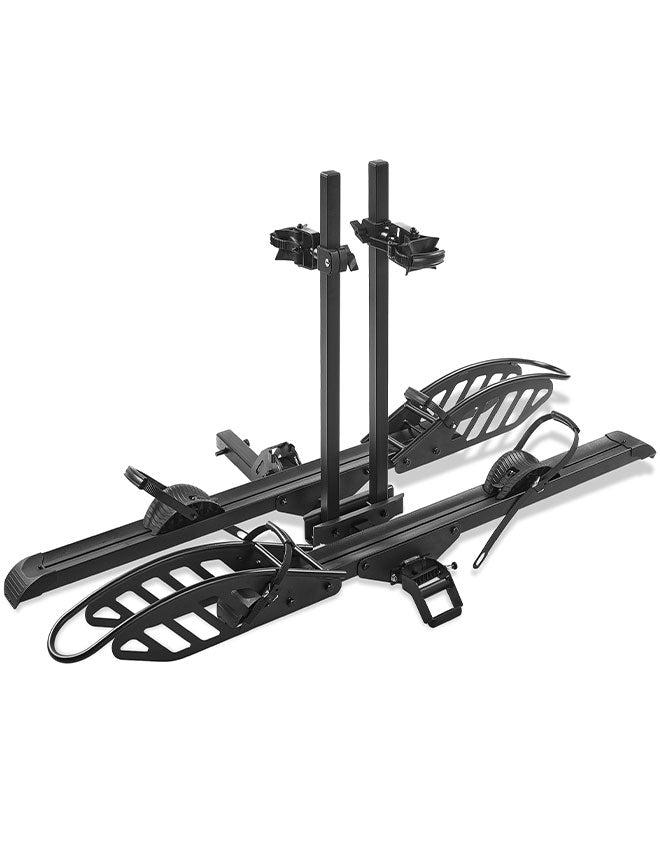 2-Bike Hitch E-Bike Rack, Easy Fold and Tilt, Heavy Duty