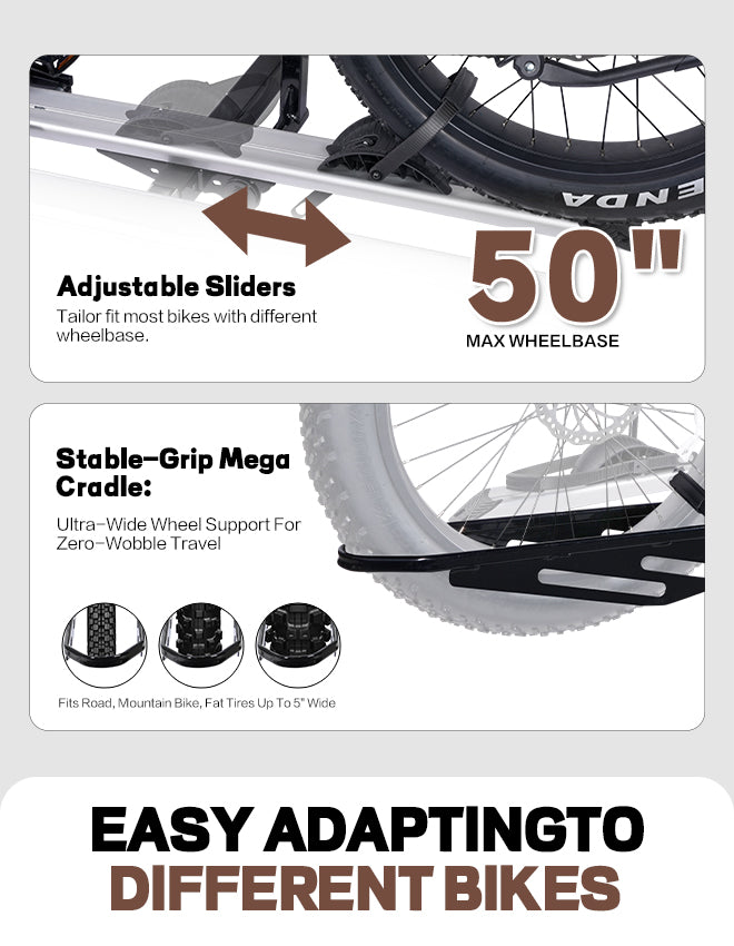 Single Hitch E-Bike Rack with Ramp