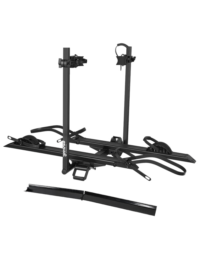 2-Bike Hitch E-Bike Rack with Ramp, Easy Fold and Tilt
