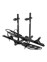 Expandable Add-On Compatible, 4187 2-Bike Hitch Mount Rack for E-Bikes, 200 LBS Heavy-Duty Bike Carrier, Fits 5" Fat Tire & 52" Wheelbase, Foldable Design for Cars SUVs Trucks RVs with 2" Receiver