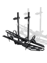 Add-On Bike Rack Extension for 4187 E-Bike Rack, 100 LBS Capacity for 2 Bikes, Fits 5" Fat Tire, Steel-Aluminum Build — NOT a Standalone Rack, Frame Extension Only