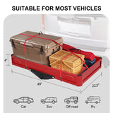 500 LBS Cargo Racks, Red Cargo Carrier, Fits 2'' Receiver