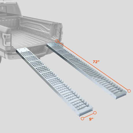 HEAVY-DUTY STEEL LOADING RAMPS - 1000 LBS CAPACITY