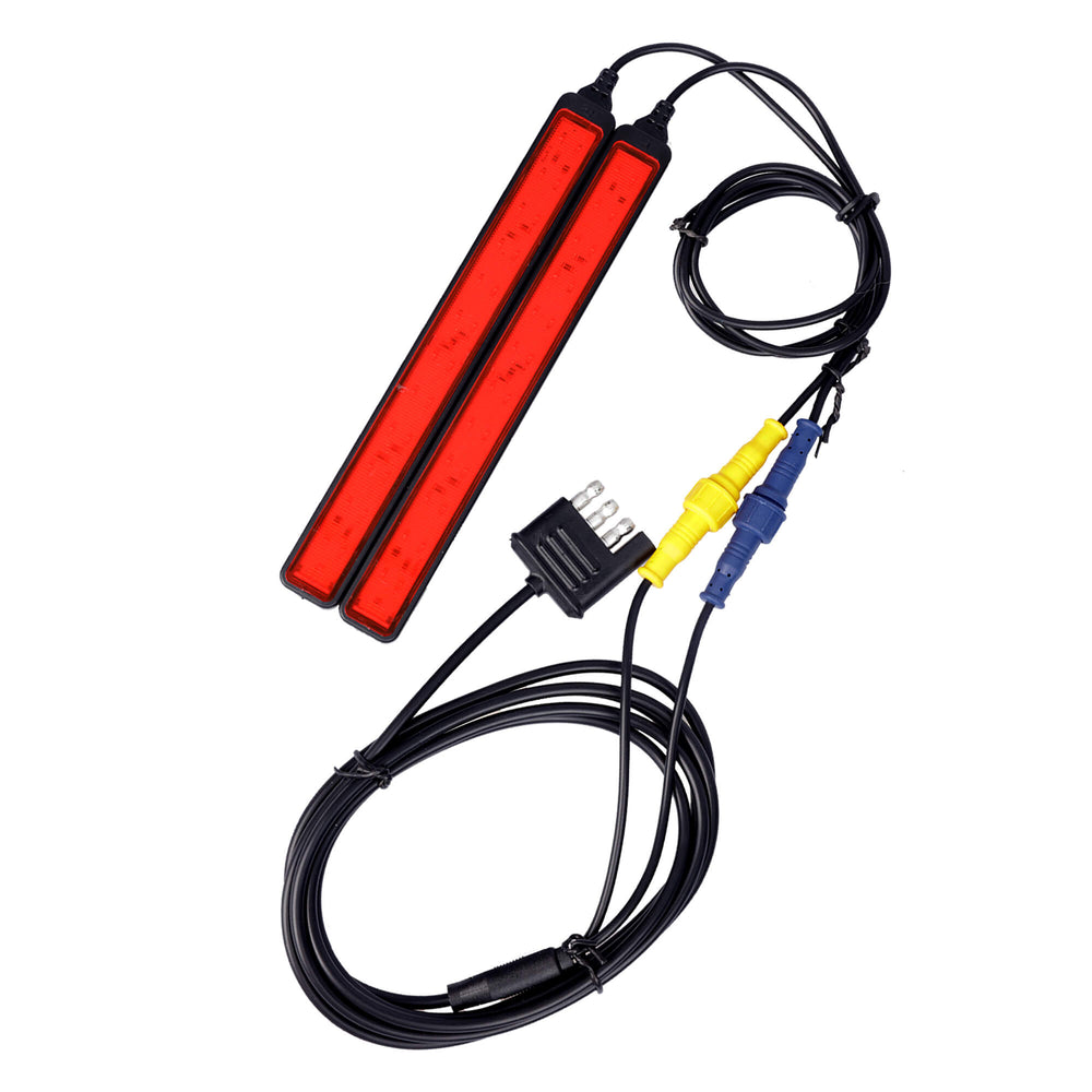 Automotive Red Led Light Strips For Hitch Cargo Carriers & Bike Racks 