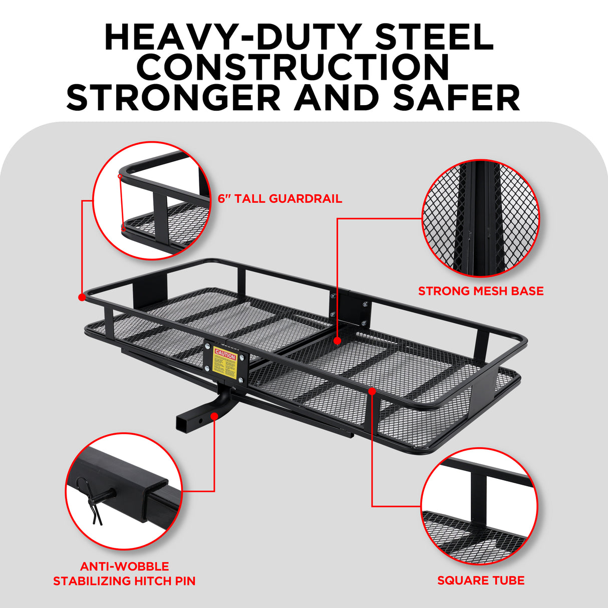 Heavy-Duty Steel Construction