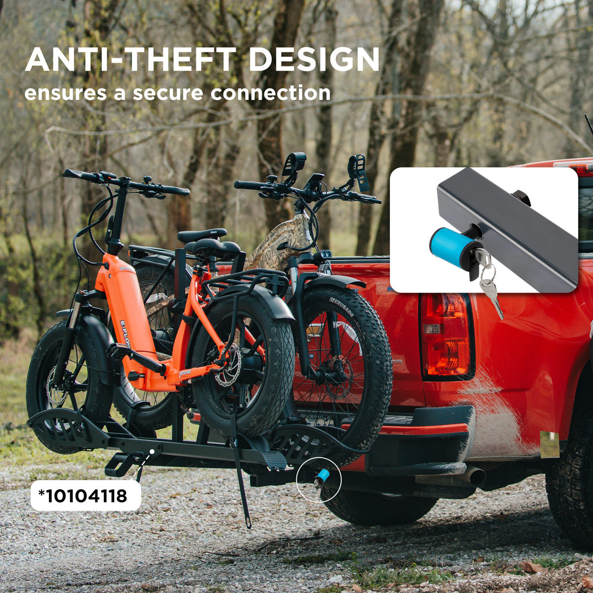 M16 Hitch Receiver Locking Pin for Bike Racks | Anti-Theft Security Lo ...