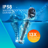 IP58 Waterproof Boosts Durability