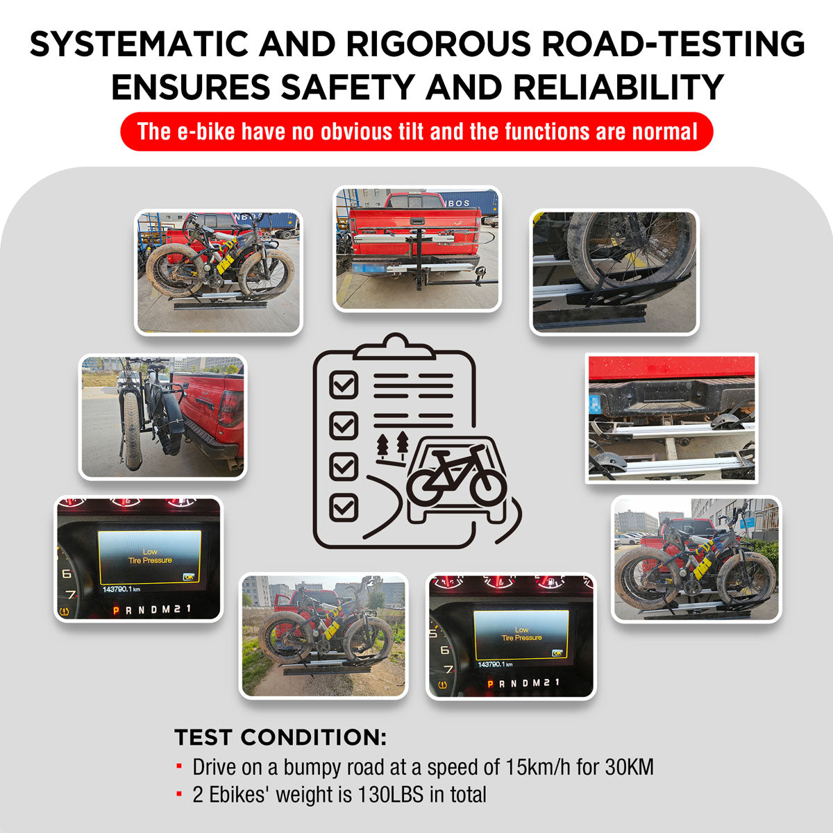 road-testing ensures safety and reliability