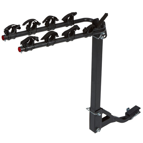 4-Bike Hitch Bike Rack, Folding Bike Carrier, 120 LBS Capacity, Fits 2" and 1.25'' Receiver