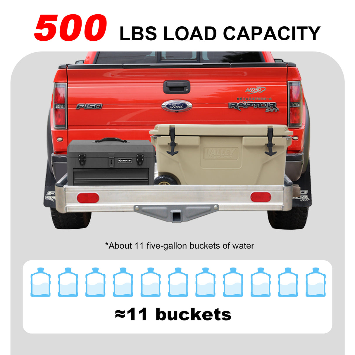 500 LBS Load Capacity