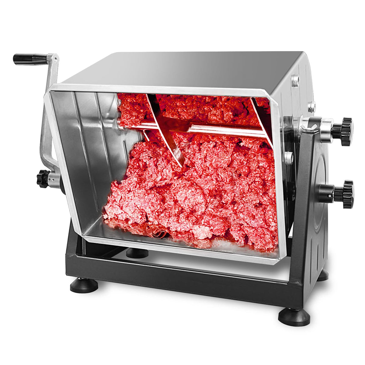Commercial Meat Mixer, 40 lbs / 7 Gallons Tank, for Sausage Making