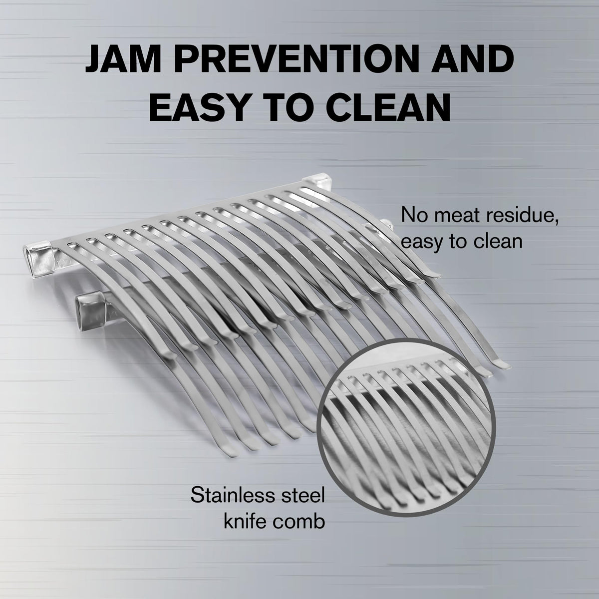 Jam Prevention And Easy To Clean