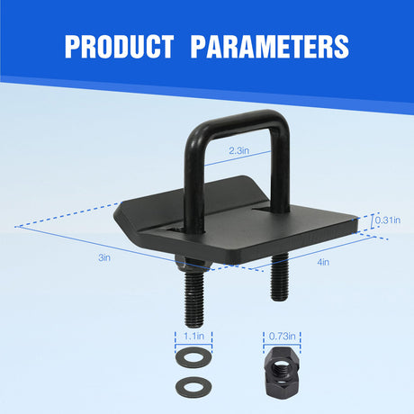 Hitch Tightener for 1.25" and 2" Hitches, Reduce Movement from Hitch Tray Cargo Carrier Bike Rack