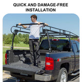 Universal Heavy-duty Steel Pickup Truck Ladder Rack, 800 LBS Capacity