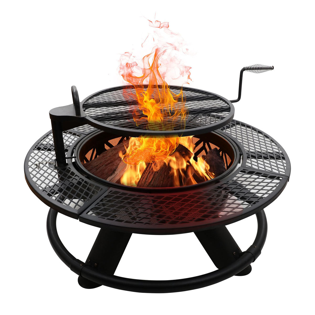 Ranch fire pit with grilling grate hotsell