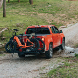 2-Bike Hitch Electric Bike Rack, Folding Fat Tire E-Bike Carrier, 200 LBS Capacity, Fits 2'' Receiver