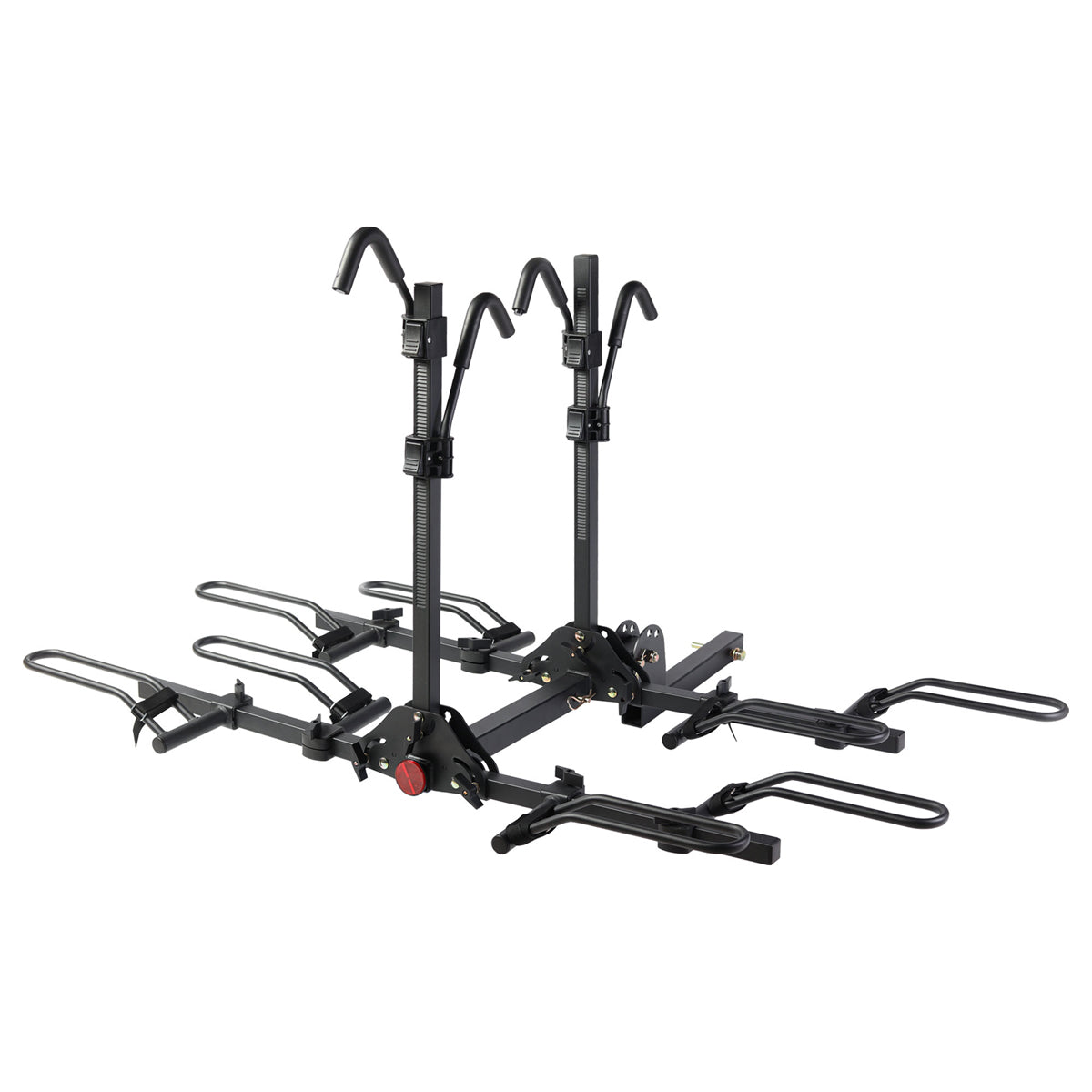 4-Bike Hitch Bike Rack, Folding Bike Carrier, 160 LBS Capacity, Fits 2