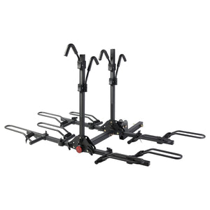 4-Bike Hitch Bike Rack, Folding Bike Carrier, 160 LBS Capacity, Fits 2" Receiver