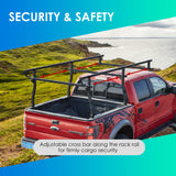 Full Size Truck Ladder Rack, 1000 LBS Capacity, 45'' to 66'' Width Range